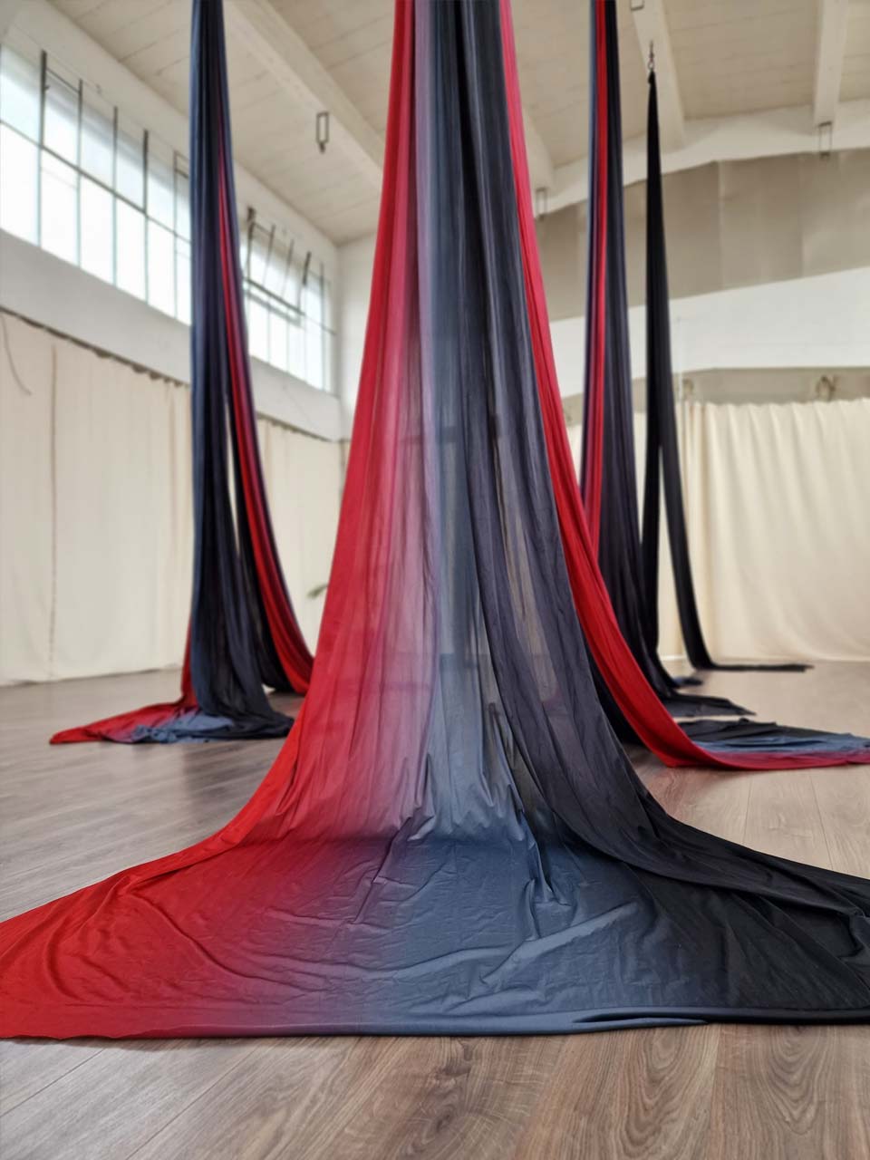 Aerial Silk Farbverlauf - ember - luftseide® deine Aerial Marke - Aerial Silk - luftseide®