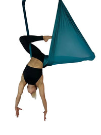 Premium Aerial Yoga Tuch - petrol