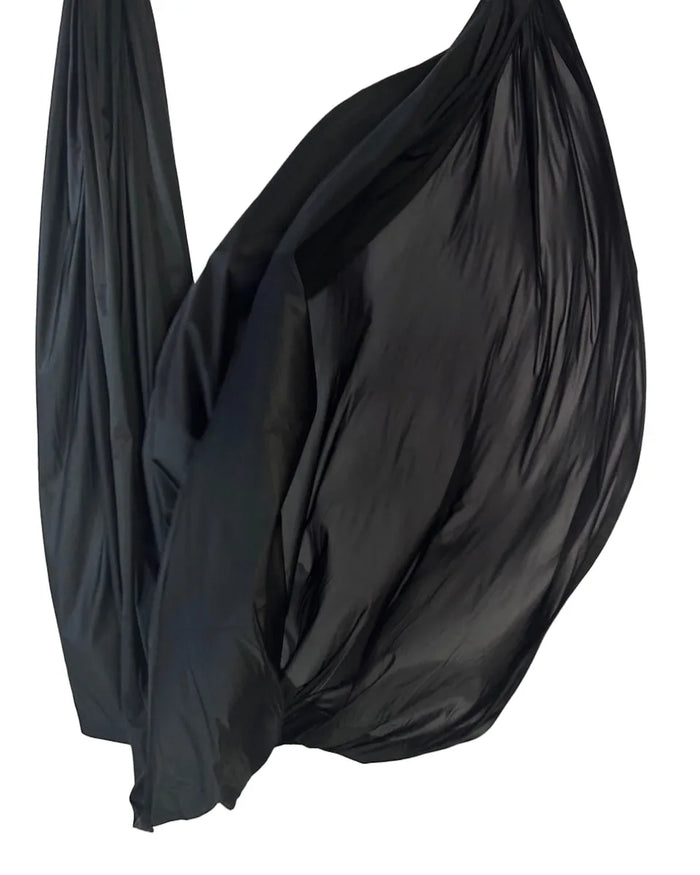 Premium Aerial Yoga Tuch - schwarz
