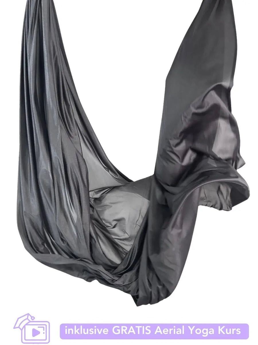 Premium Aerial Yoga Tuch - anthrazit - luftseide® deine Aerial Marke - Aerial Yoga - luftseide®