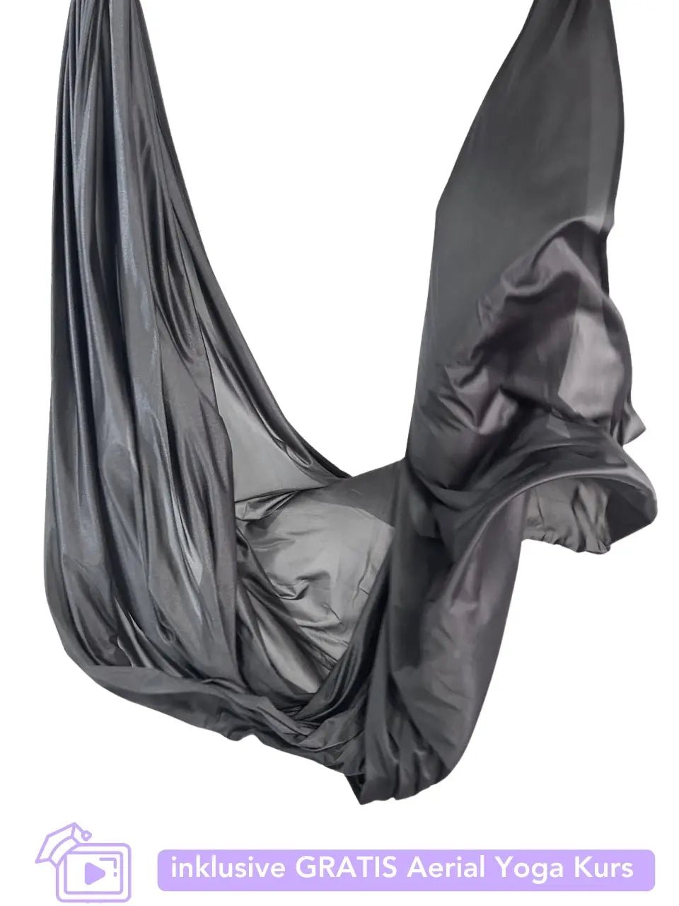 Premium Aerial Yoga Tuch - anthrazit - luftseide® deine Aerial Marke - Aerial Yoga - luftseide®