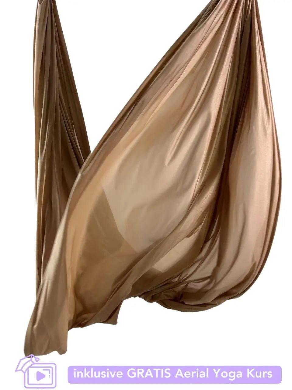 Premium Aerial Yoga Tuch - bronze - luftseide® deine Aerial Marke - Aerial Yoga - luftseide®