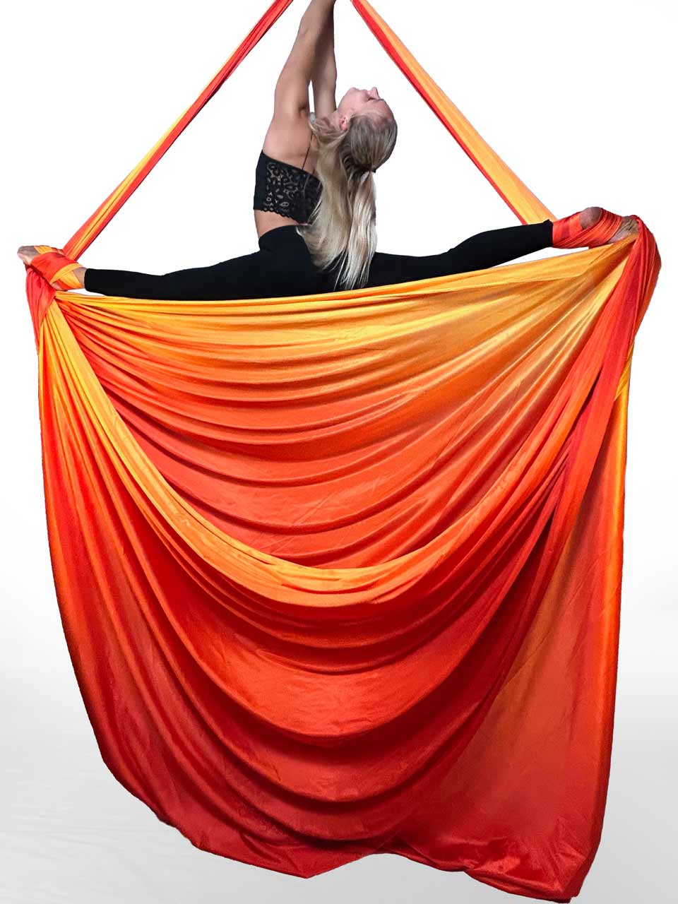 Aerial Silk Farbverlauf - sunrise - luftseide® deine Aerial Marke - Aerial Silk - luftseide®