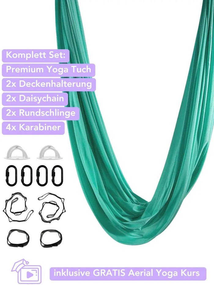 Aerial Yoga Set - mint - luftseide® deine Aerial Marke - Aerial Yoga Set - luftseide®