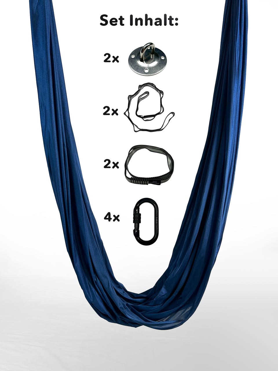 luftseide® Aerial Yoga Set - dunkelblau