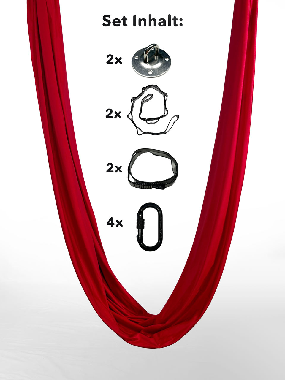 luftseide® Aerial Yoga Set - rot