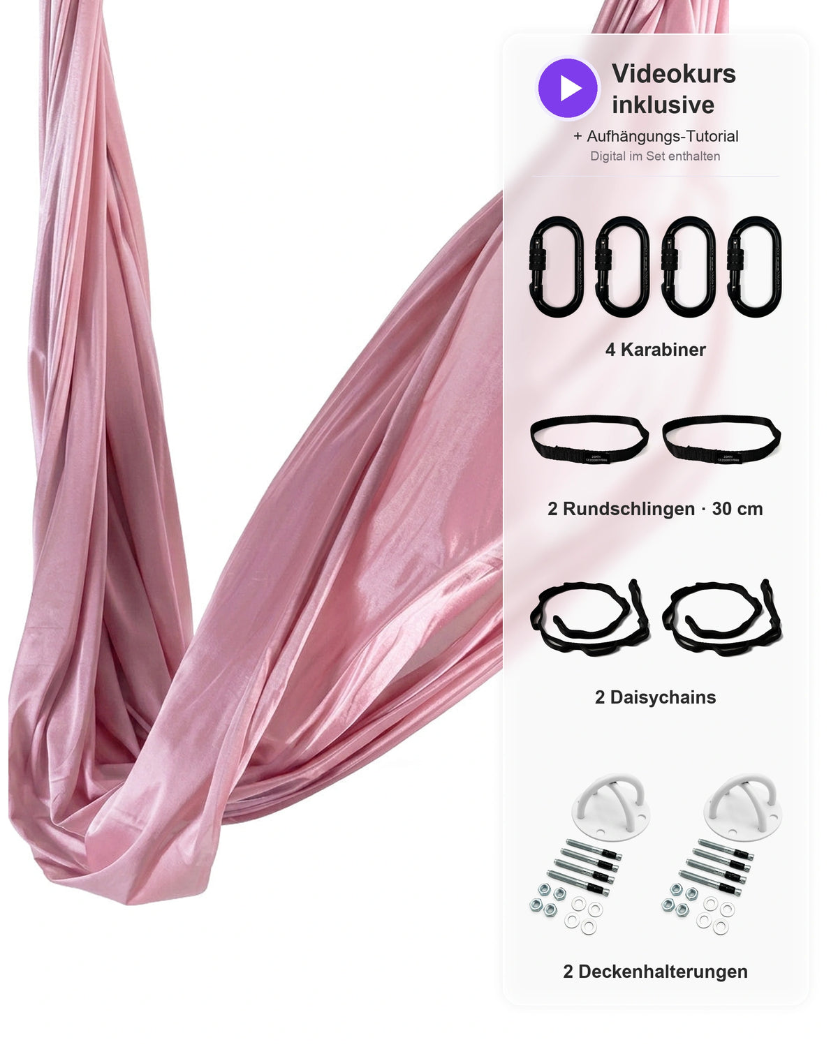 Aerial Yoga Set - kirschblüte
