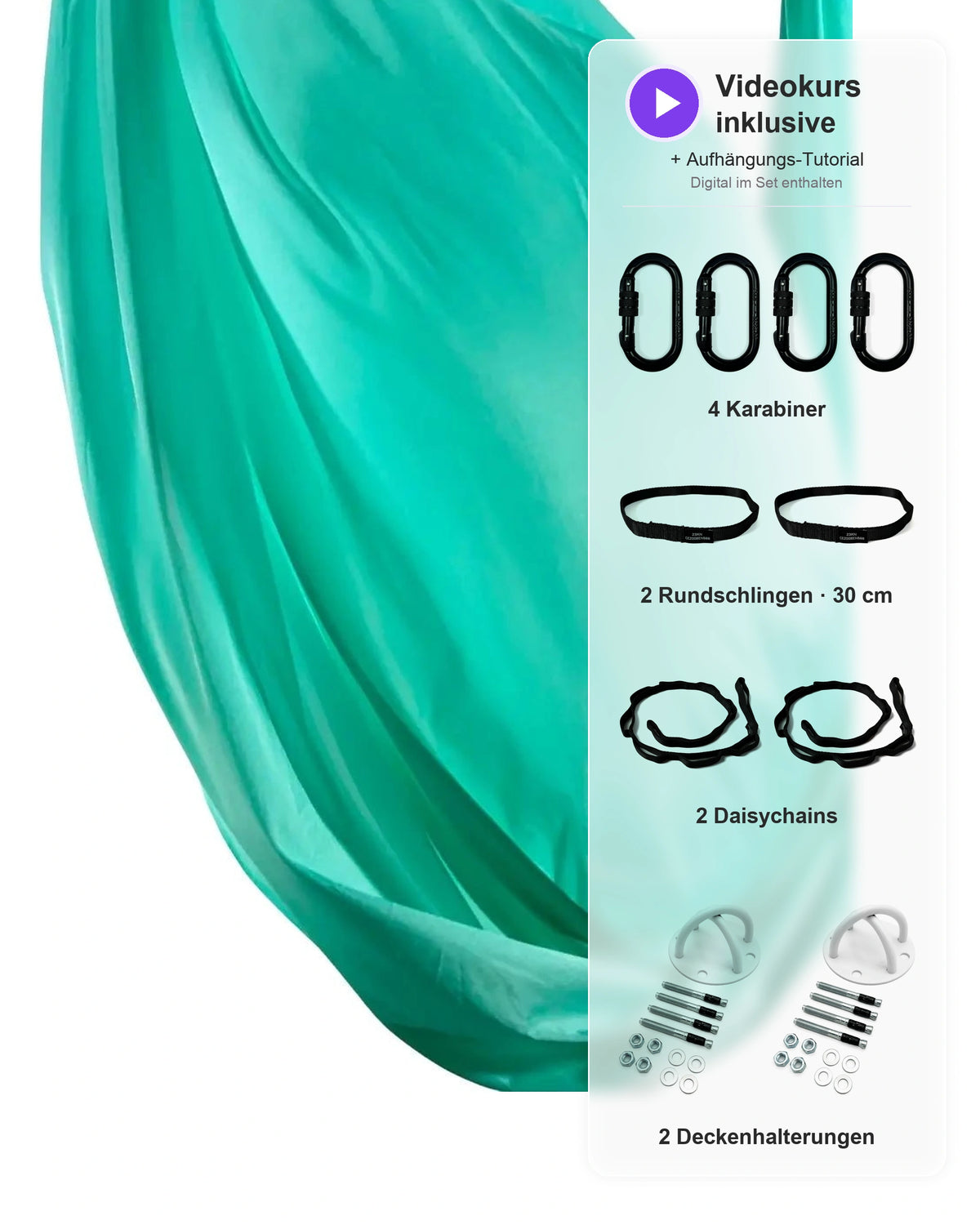 Aerial Yoga Set - mint