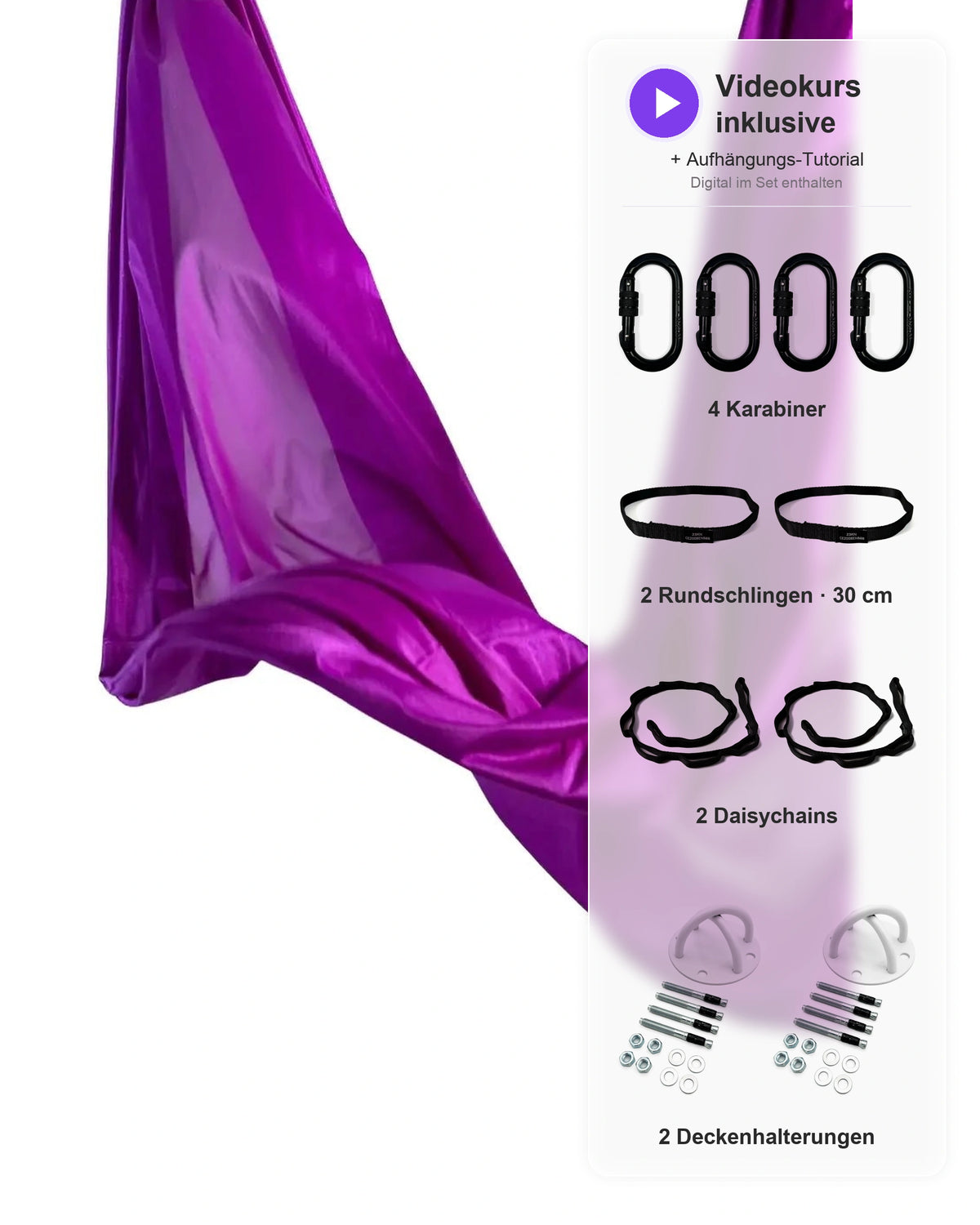 Aerial Yoga Set - orchidee