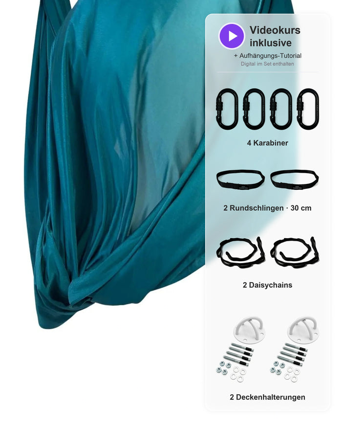 Aerial Yoga Set - petrol