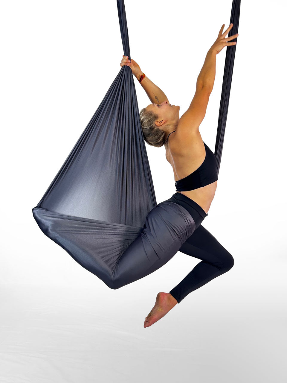 luftseide® Premium Aerial Yoga Tuch - anthrazit