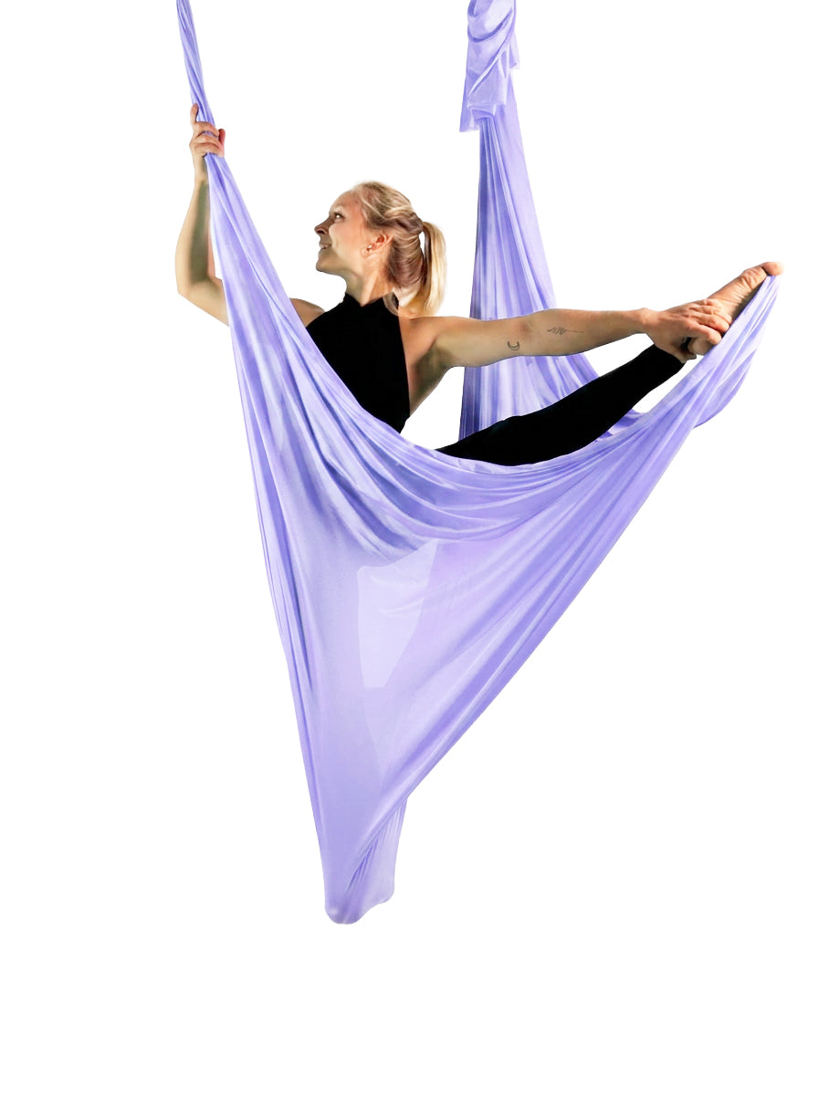 Premium Aerial Yoga Tuch - Flieder
