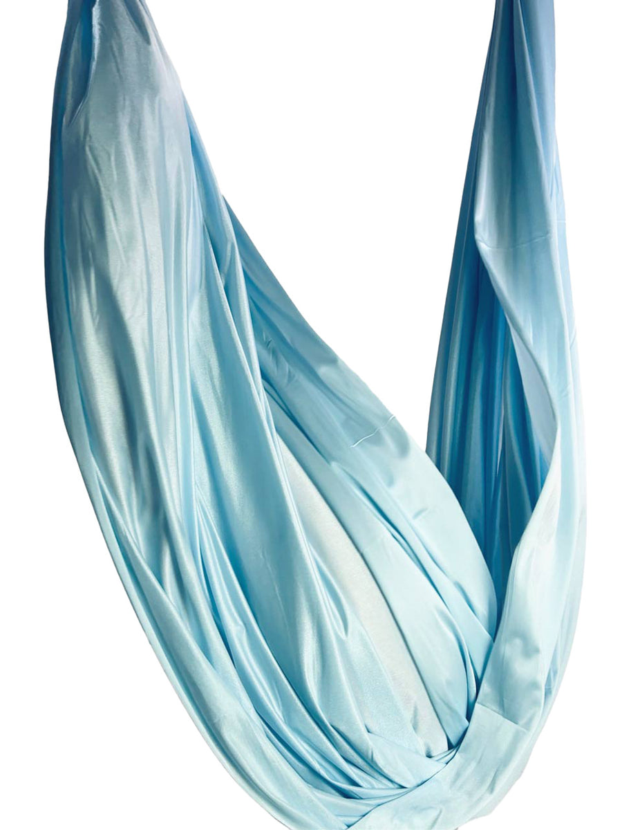 Premium Aerial Yoga Tuch - pastellblau