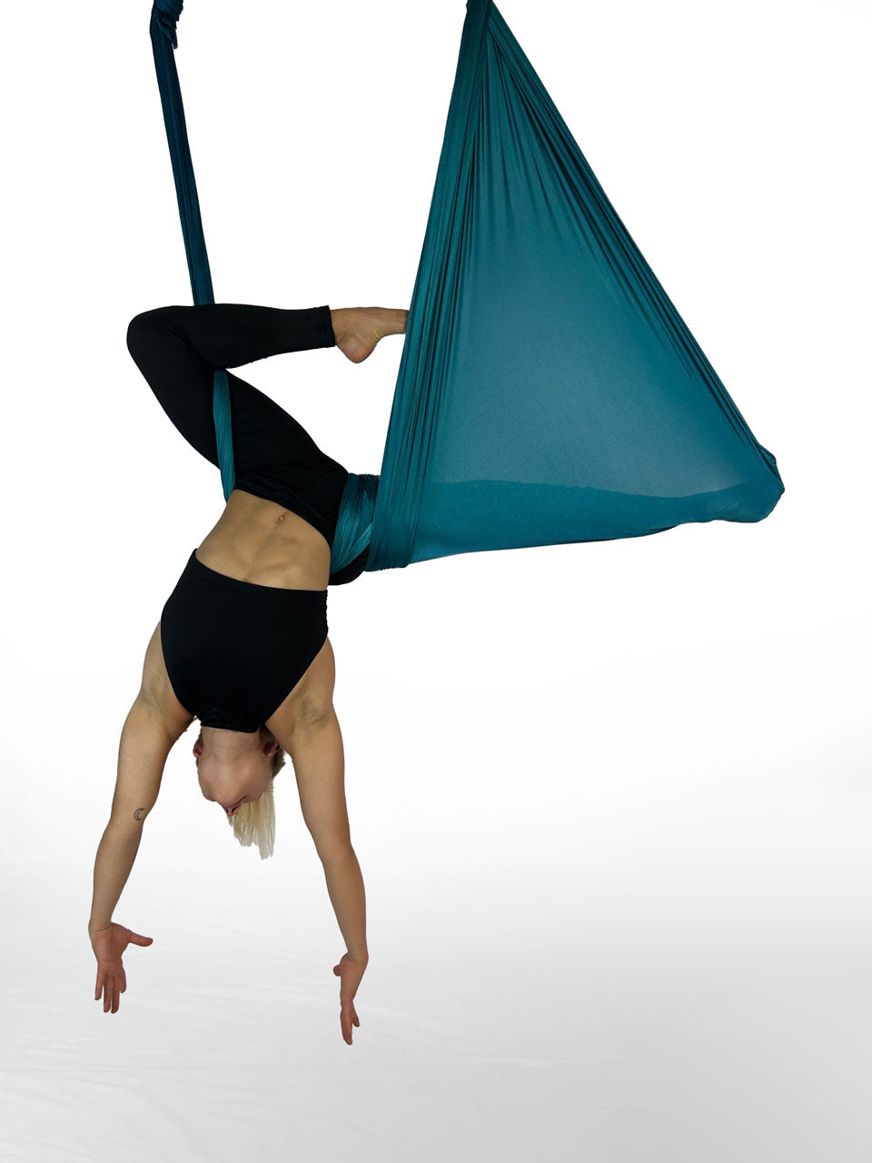 luftseide® Premium Aerial Yoga Tuch - petrol