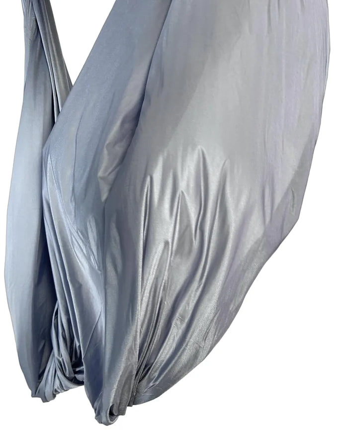 Premium Aerial Yoga Tuch - silber