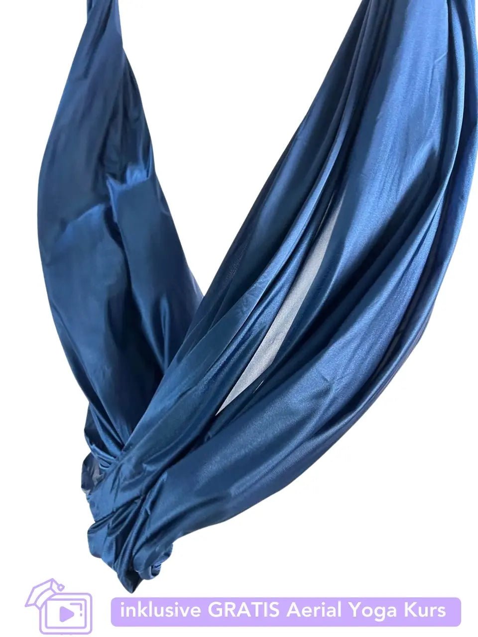 Premium Aerial Yoga Tuch - dunkelblau - luftseide® deine Aerial Marke - Aerial Yoga - luftseide®
