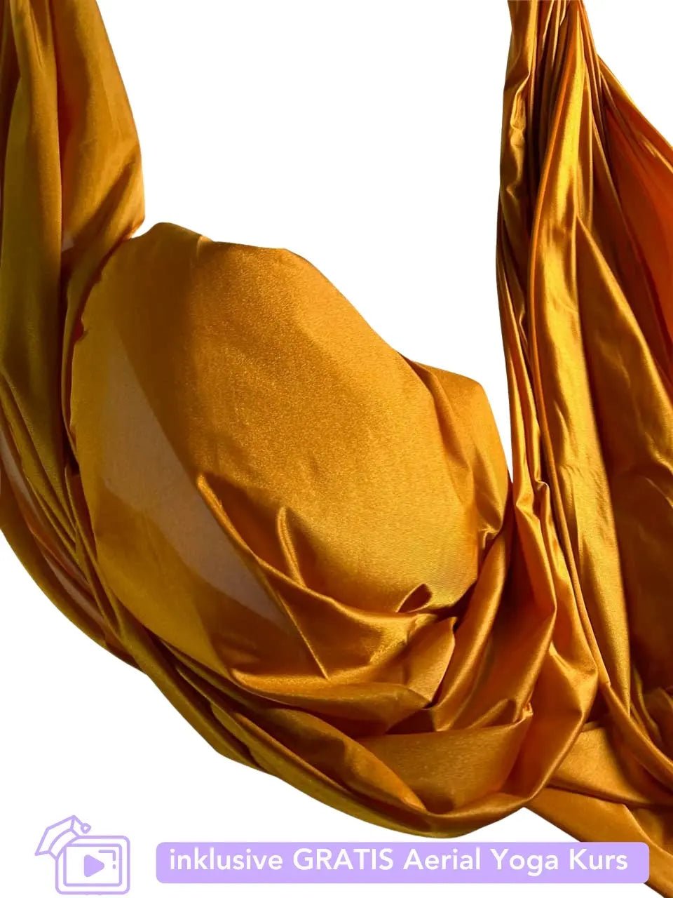 Premium Aerial Yoga Tuch - gold - luftseide® deine Aerial Marke - Aerial Yoga - luftseide®