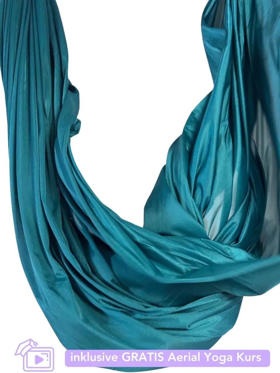 Premium Aerial Yoga Tuch - petrol - luftseide® deine Aerial Marke - Aerial Yoga - luftseide®