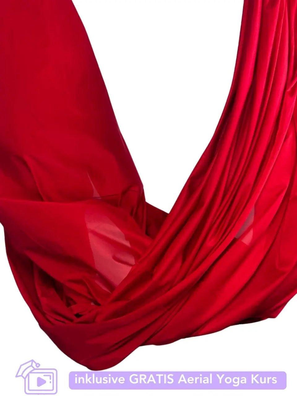 Premium Aerial Yoga Tuch - rot - luftseide® deine Aerial Marke - Aerial Yoga - luftseide®