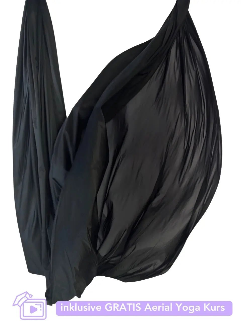 Premium Aerial Yoga Tuch - schwarz - luftseide® deine Aerial Marke - Aerial Yoga - luftseide®