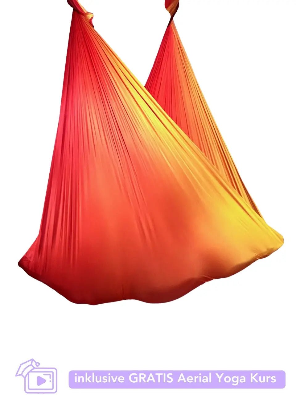 Premium Aerial Yoga Tuch - sunrise - luftseide® deine Aerial Marke - Aerial Yoga - luftseide®